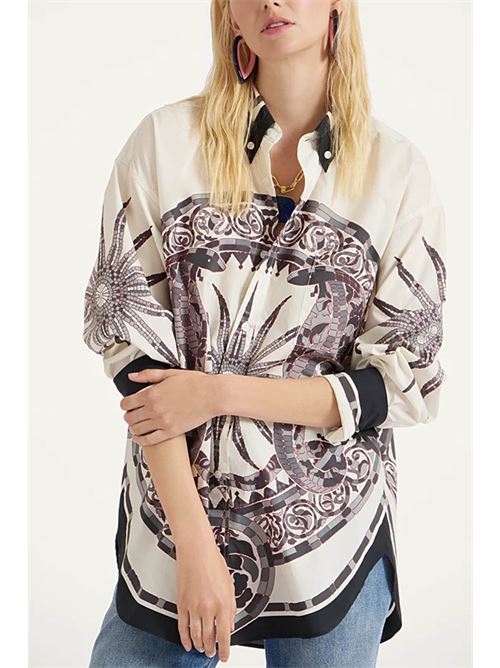 Patterned shirt LA DOUBLEJ. | SHI0092COT015COB01GY02